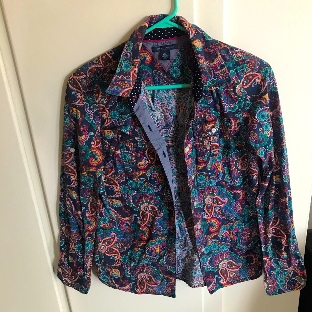 Tommy Hilfiger Paisley Button Down